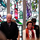 King Harald and Queen Sonja during their visit to St.Olaf College, Northfield (Photo: Lise Åserud / Scanpix) 